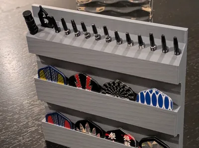 Dart board cabinet organzier