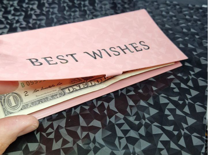 Money Gift Postcard with Editable text
