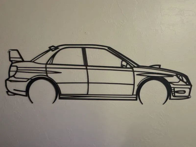 WRX 2D Wall Sign 3x1.5 ft