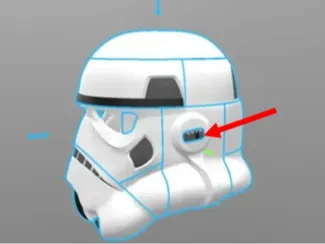 Storm Trooper Helmet Side Earpiece Upgrade