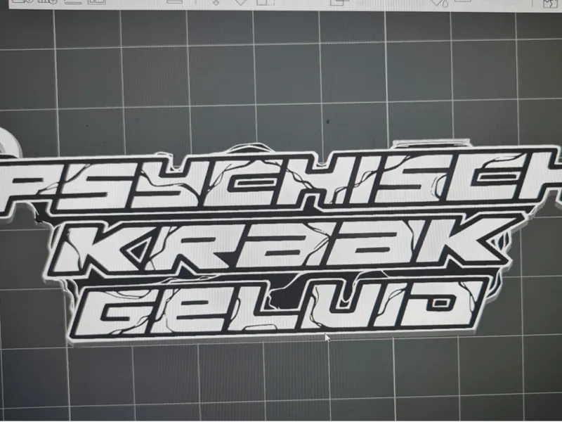 PKG tekst keychain