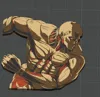 Armored Titan Keychain | AMS Multicolor | Fast Print