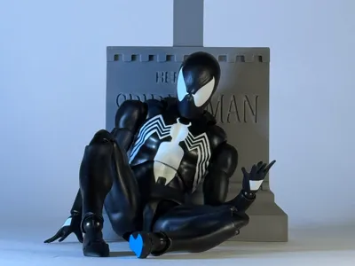 Spider-man tombstone