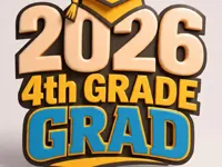 2026 4th grade grad pendant