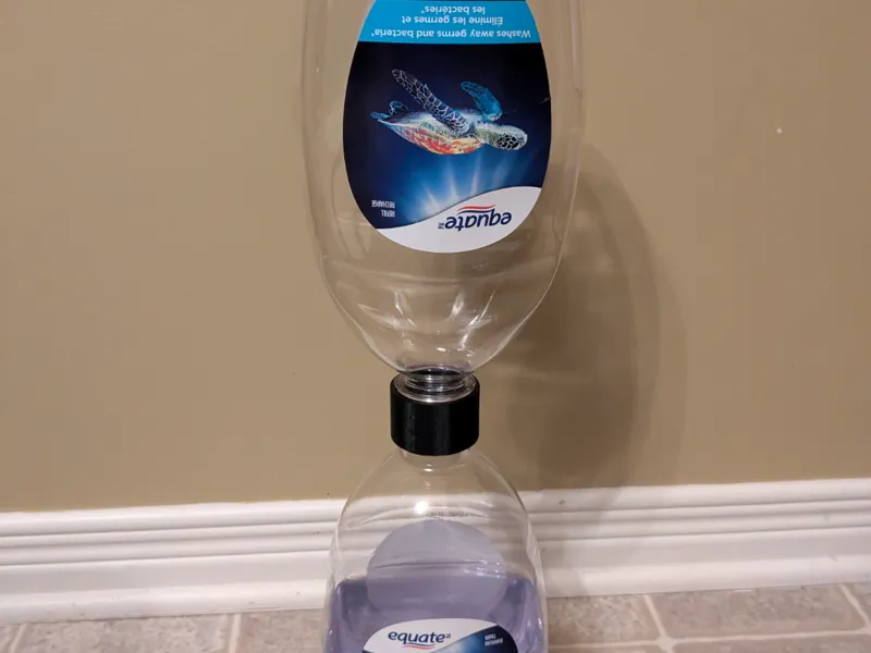 Adaptor for Draining Hand Soap Bottle (1.65L)