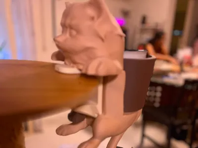 Cup holder and headphone hanger