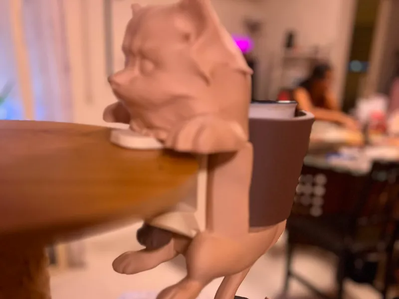 Cup holder and headphone hanger