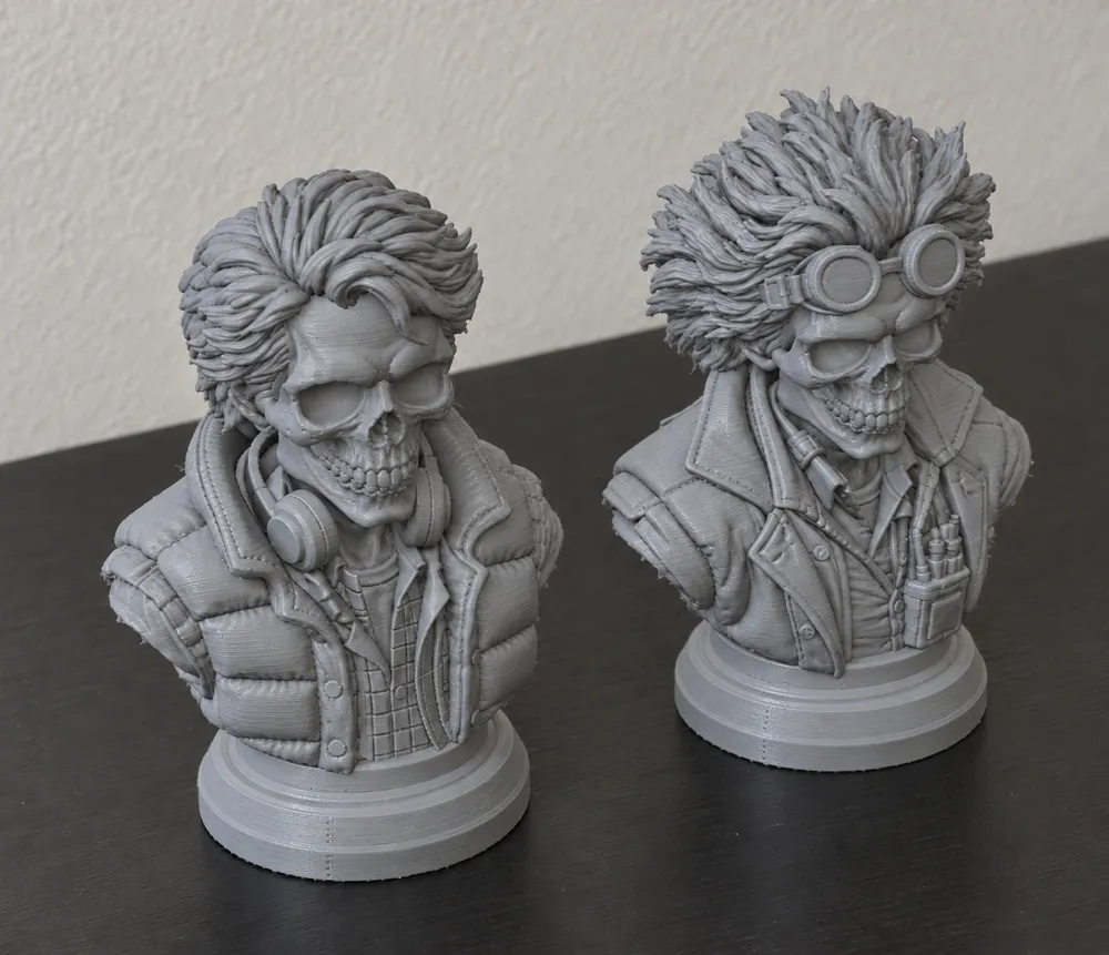 Teeth Bust Back to the Future Undead Bust Set - Free 3D Print Model - MakerWorld