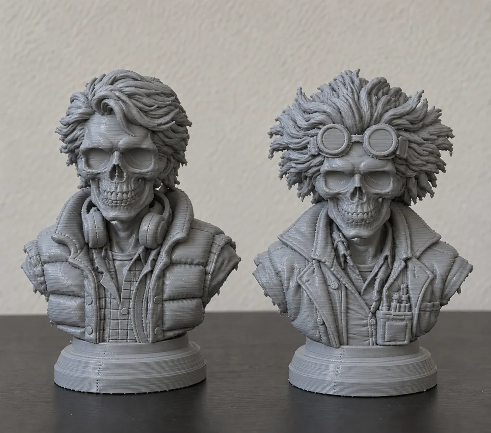 Teeth Bust Back to the Future Undead Bust Set - Free 3D Print Model - MakerWorld