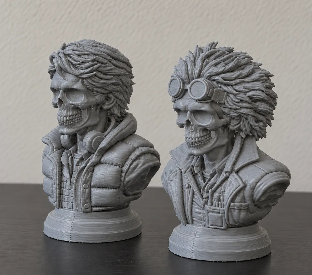 Teeth Bust Back to the Future Undead Bust Set - Free 3D Print Model - MakerWorld