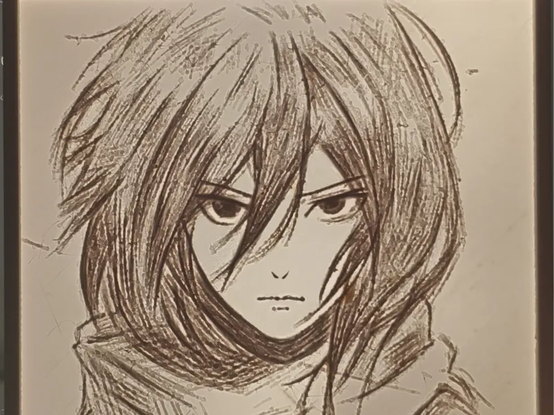 撤退的矮人 女主 三笠·阿克曼 透光浮雕