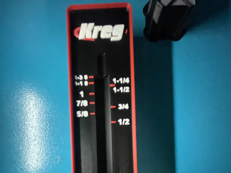 Gridfinity bin for Kreg / Pocket Hole Collar Stop