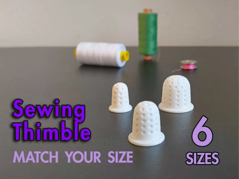 Sewing Thimble - 6 Sizes for a perfect fit by samulski MakerWorld ...