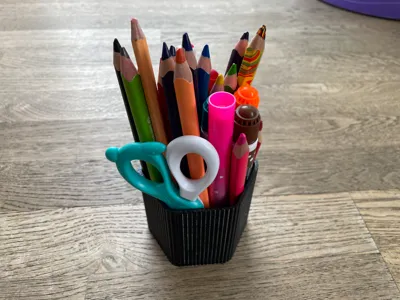 Design hexagon Pen, pencil & Marker Holder