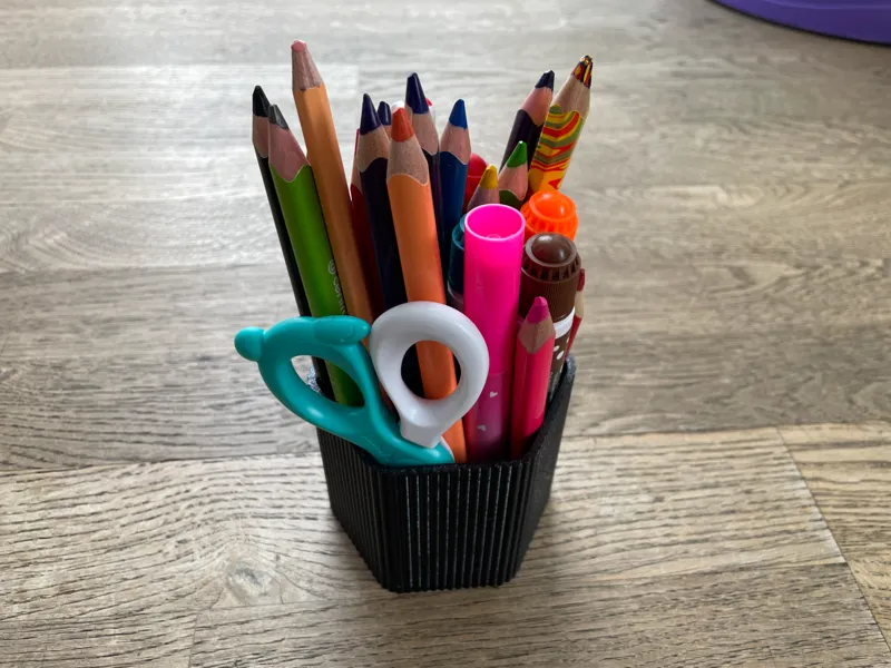 Design hexagon Pen, pencil & Marker Holder