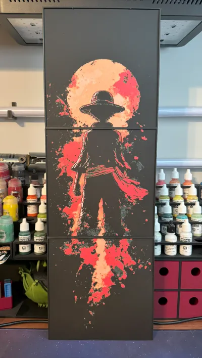 Luffy Hueforge Art Print 1x3