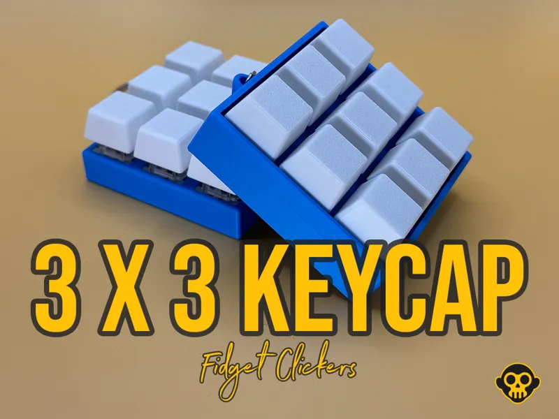 3 x 3 Keycap Fidget Clickers