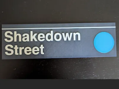 Customizable Subway Sign 