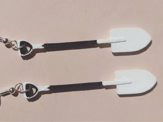 Shovel earrings