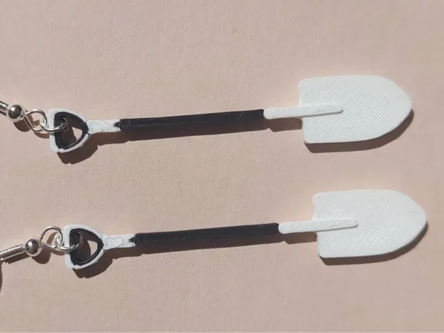 Shovel earrings