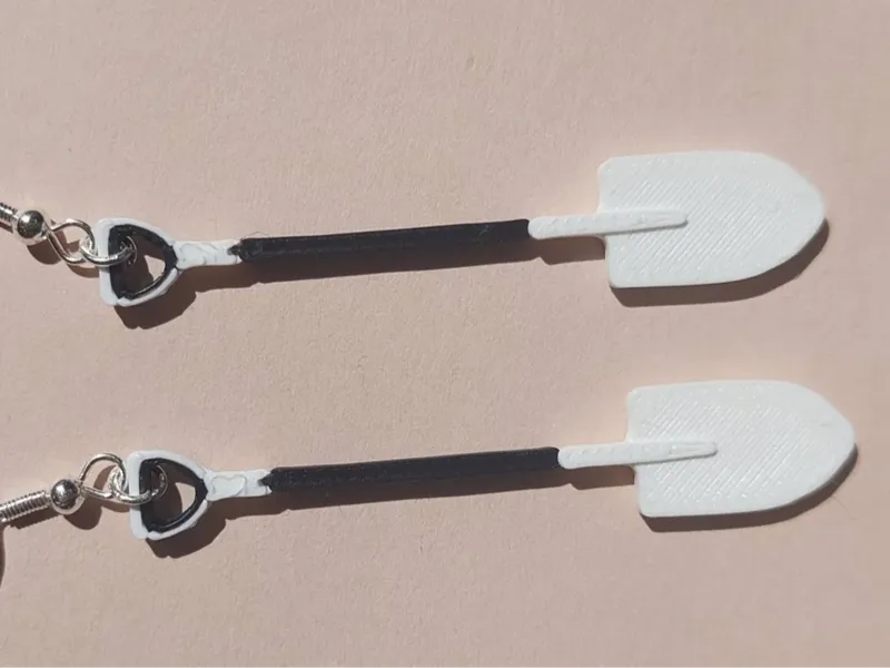 Shovel earrings