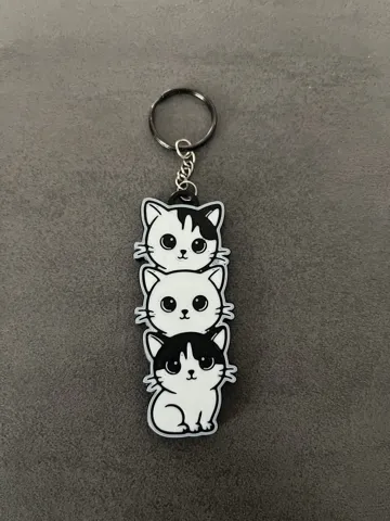 Llavero: cat lover keychain — vista de referencia 4