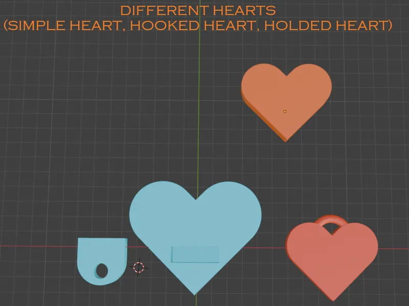 DIFFERENT HEART SHAPES