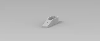 Light mount for rollator/walker
