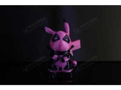 Pikachu Modelo Dual-color 3D Printed Pikachu Toy Model by user_3964058216MakerWorld ...
