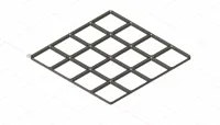 baseplate 4x4 0.2mm layer, 2 walls, 15% infill