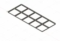 baseplate 5x2 0.2mm layer, 2 walls, 15% infill