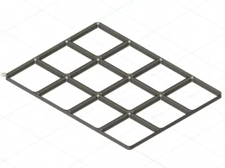 Gridfinity Baseplates (1x1 to 6x6) - 42mm