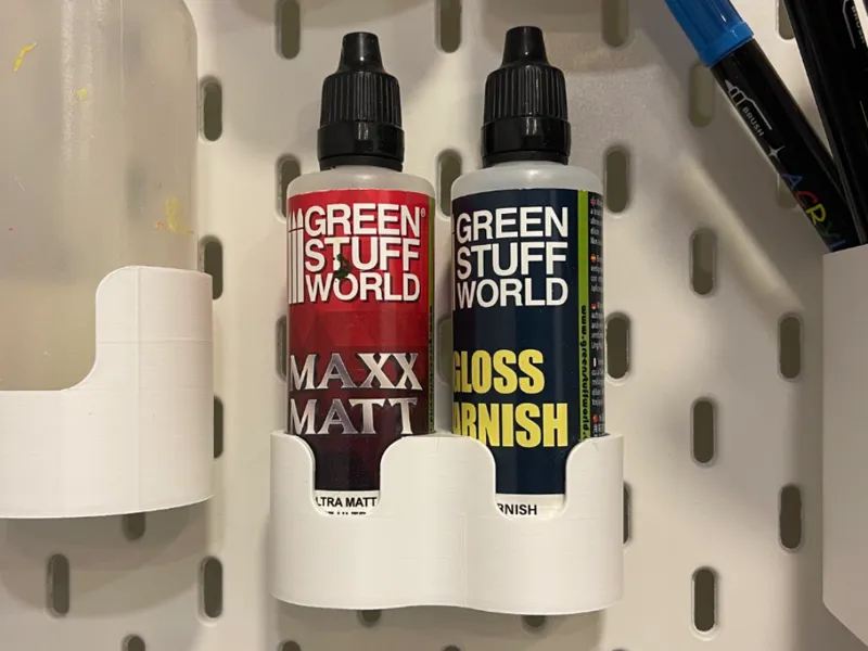 Supporto ikea skadis per flaconi Green Stuff World