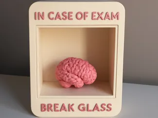 IN CASE OF EXAM BREAK GLASS