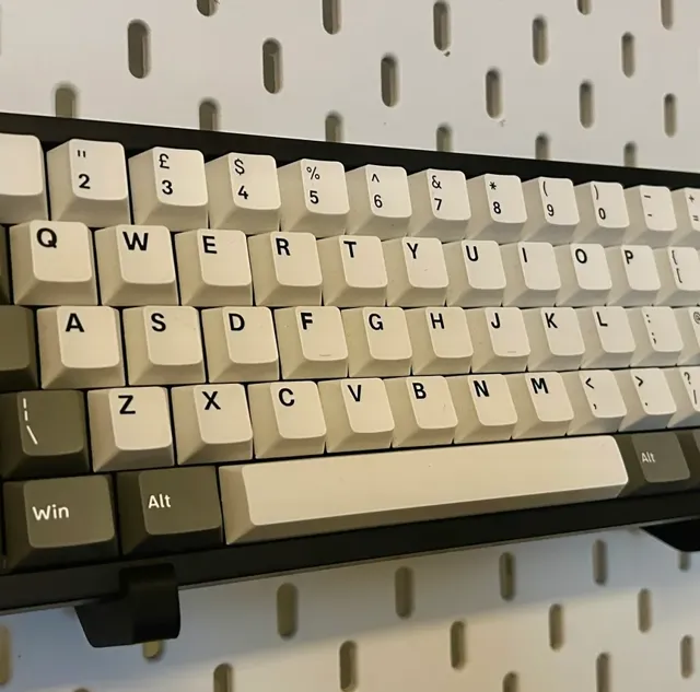 Ikea Skadis Keyboard Mount