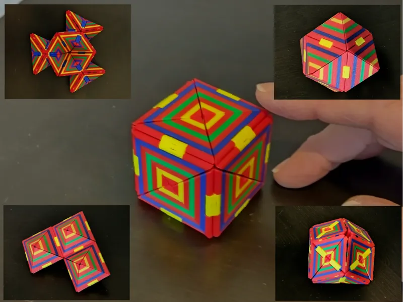 24 Piece Origami Cube (Small) - twice the fun!