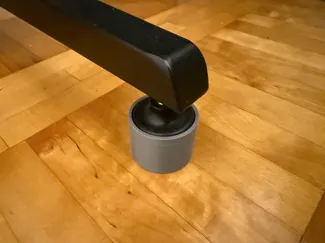 Furniture, desk leg leveler, riser