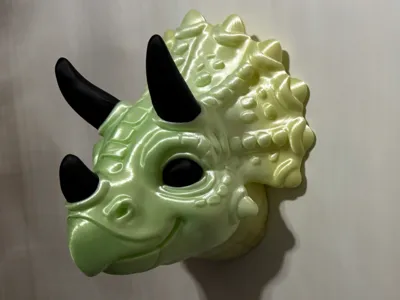 Epic Triceratops Dino Trophy - Wall Decor