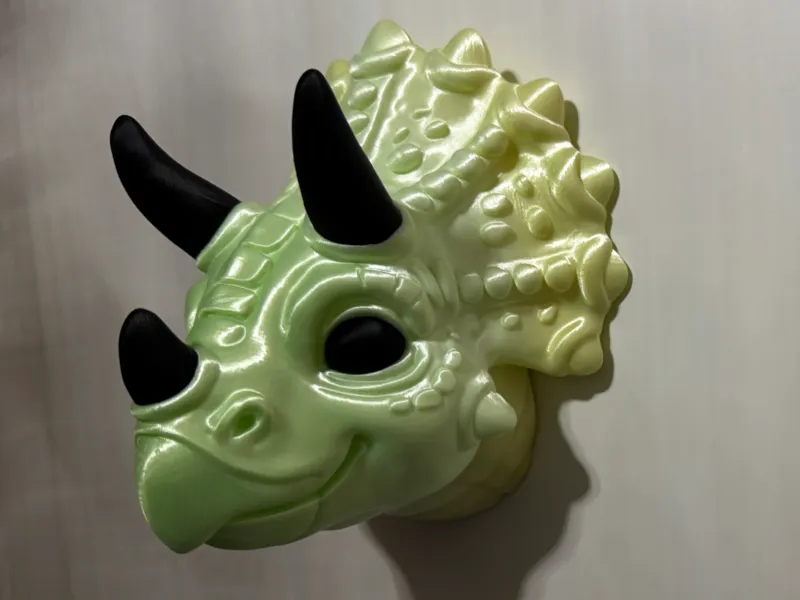 Epic Triceratops Dino Trophy - Wall Decor