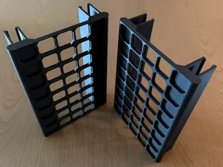 UPLIFT Standing Desk bracket cover with openGrid