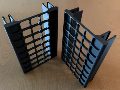 UPLIFT Standing Desk bracket cover with openGrid