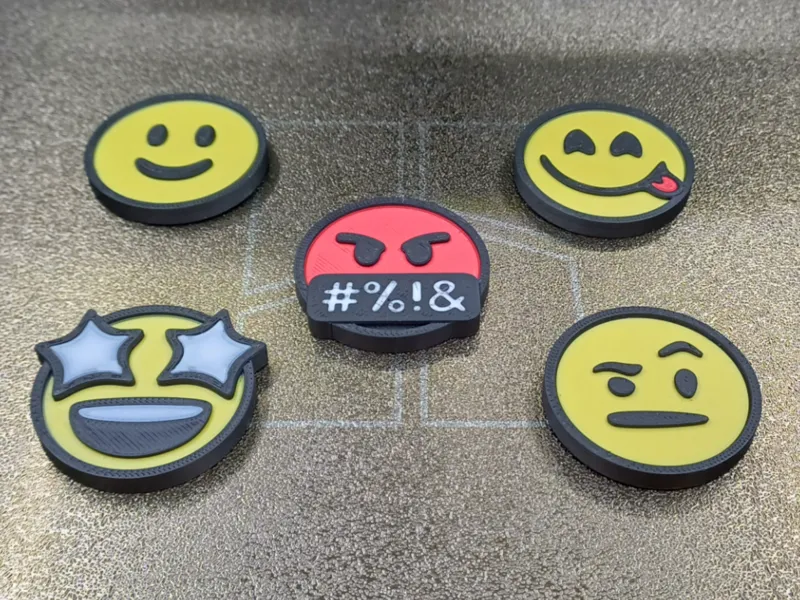 5 More Emoji Keyrings
