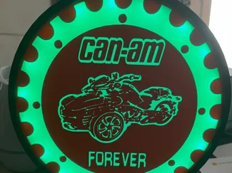 Can am Spyder logo Lampe/schild