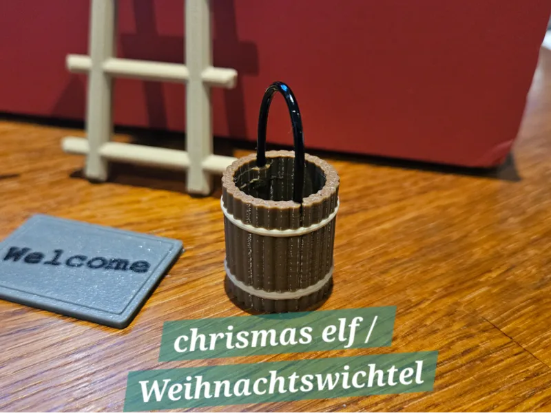 Weihnachtswichtel - Eimer