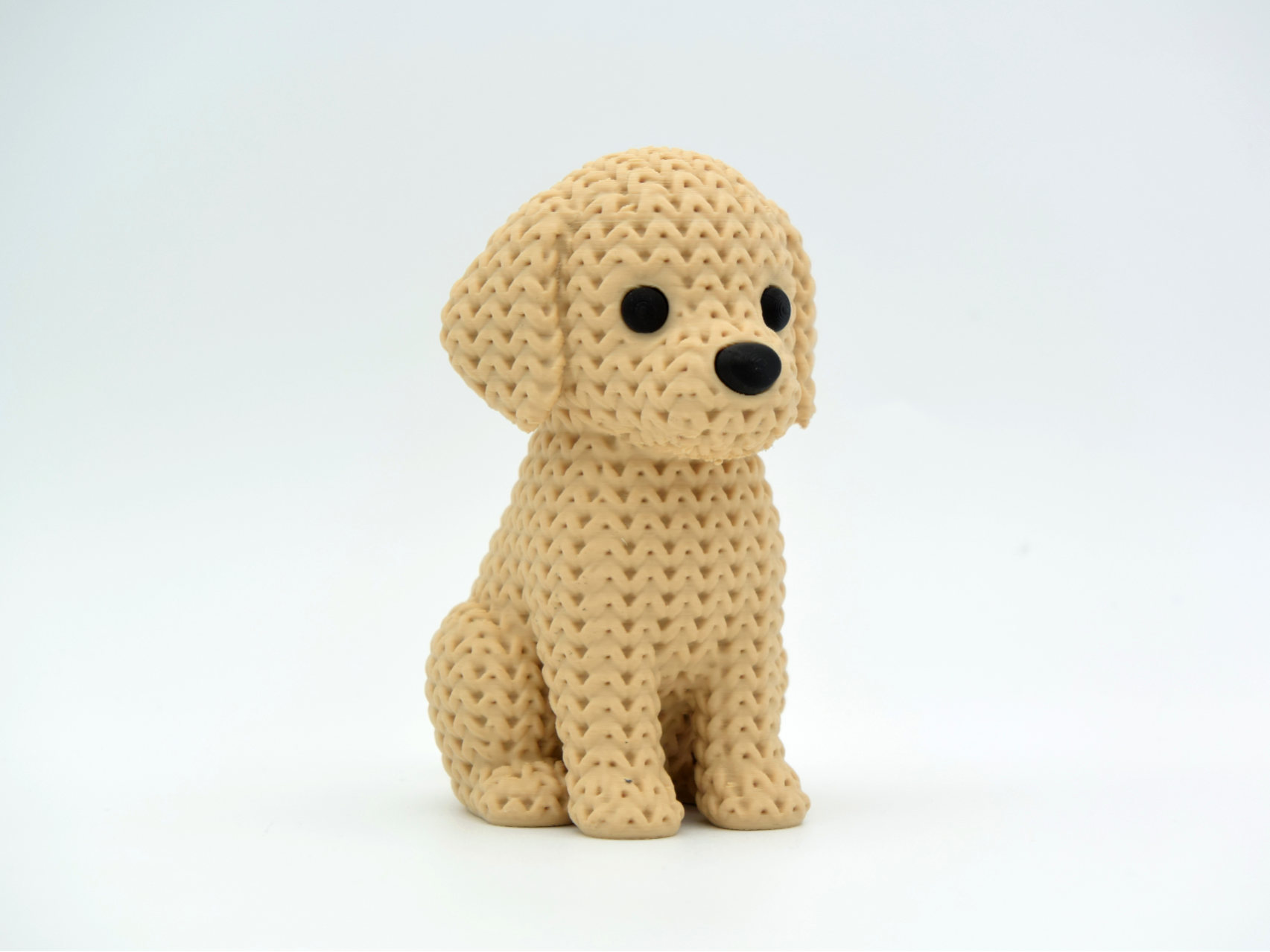 Knitted Golden Retriever Dog - 1