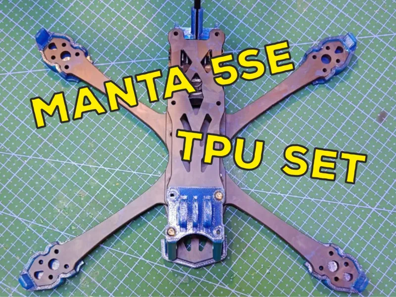MANTA 5SE FPV Frame TPU set