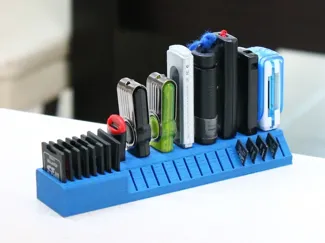 USB SD and MicroSD holder for Wide USB Sticks