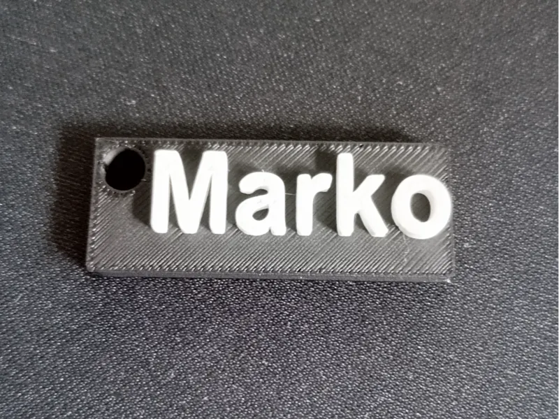 Name keychain