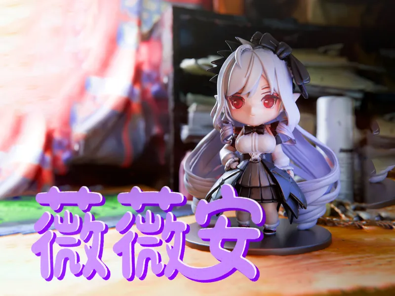 【私信投稿】首发！绝区零薇薇安·怪盗萌妹白模待涂～