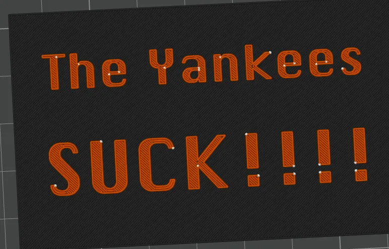 Yankees suck sign (But I dont really watch sports)